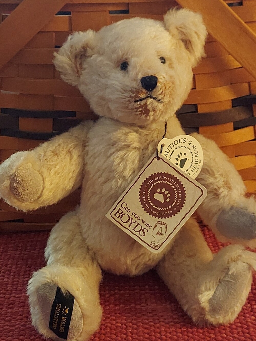 Boyds Mohair Collectors Edirion Bear